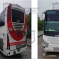 Aseguran autobús que traía la serie alterada