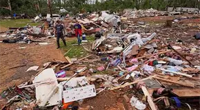 Tornados causan fuertes da&ntilde;os en Mississippi