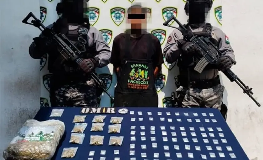 Cae séptimo presunto distribuidor de drogas en Abastos
