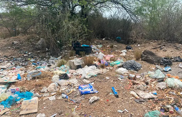 Caminos vecinales, basureros clandestinos