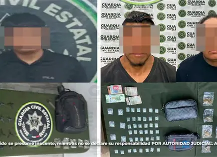 Atrapa la Estatal a tres "narcos" en operativos