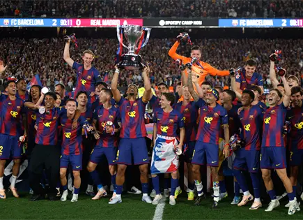 Barcelona gana la liga espa&ntilde;ola tras vencer al Real Madrid