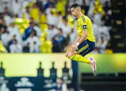 Cristiano muestra frustraci&oacute;n tras empate de Al-Nassr