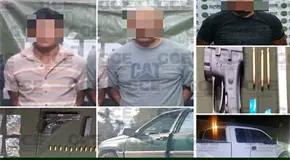 Detienen a tres "narcos" con droga y armados