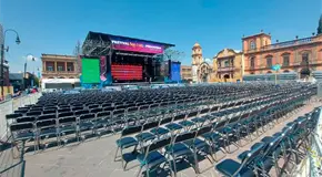 Instalar&aacute;n una pantalla gigante en Fundadores