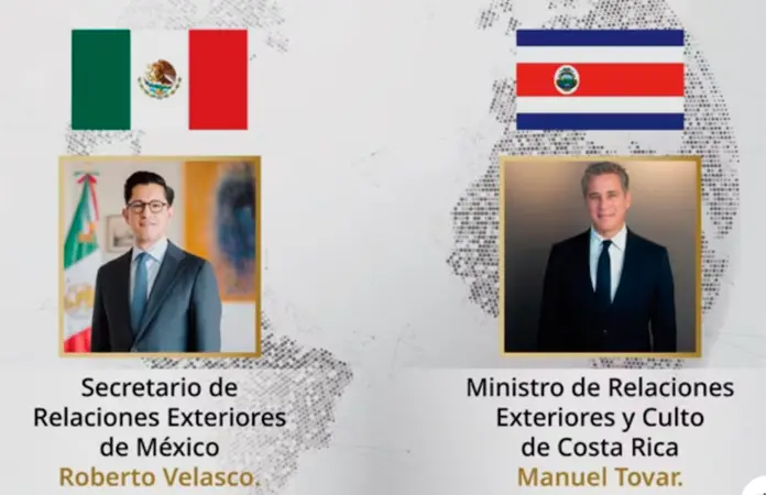 México y Costa Rica refuerzan cooperación bilateral