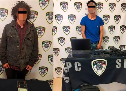 Detienen a dos hombres por robos en hoteles de SLP