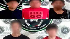 Aseguran a cinco en Soledad con bolsas de marihuana