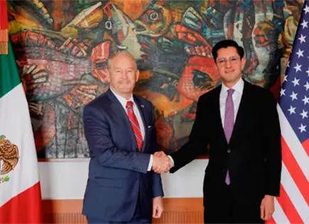 Canciller Velasco recibe a embajadores de Am&eacute;rica Latina en CDMX
