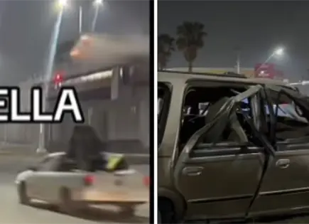 Influencer Mu&ntilde;eca Bella capta accidente vial en Coahuila