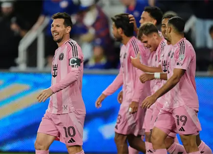 Messi anota dos goles y gu&iacute;a a Inter Miami a victoria en Cincinnati