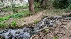 Otra descarga de aguas negras al Valles