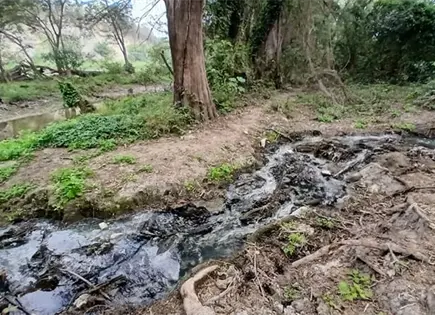 Otra descarga de aguas negras al Valles