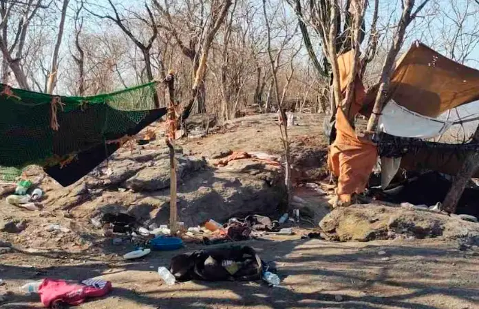 Semar localiza campamento y armas de Los Mayos en Sinaloa