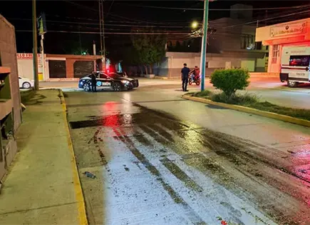 Aceite derramado provoca accidentes