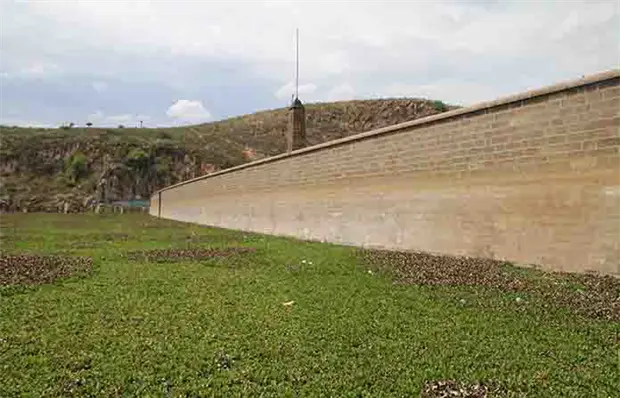 Echa Badillo a  la CNA "pelota" del lirio en presa