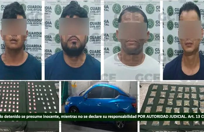 Capturan a cuatro criminales en Rioverde