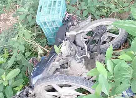 Hallan muerto a hombre tras accidente de motocicleta en Aquism&oacute;n