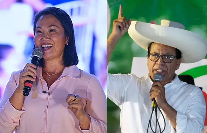 Fujimori y Sánchez, por la presidencia
