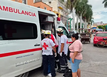 Mujer lesionada, en ri&ntilde;a con otra f&eacute;mina