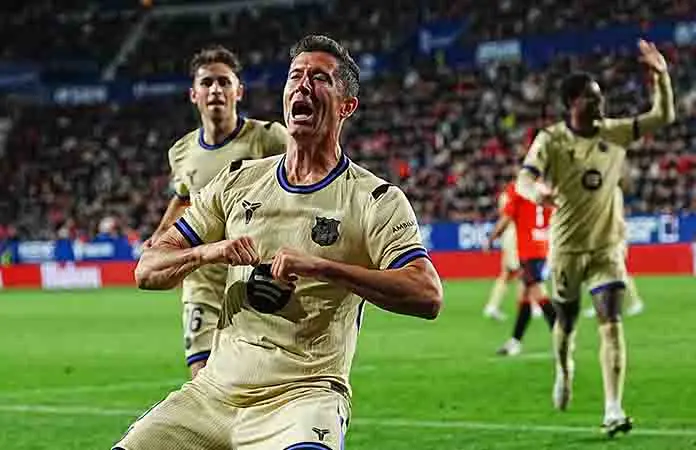 R. Lewandowski dejará Barcelona