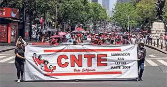 Descarta Sheinbaum desalojar plant&oacute;n de CNTE