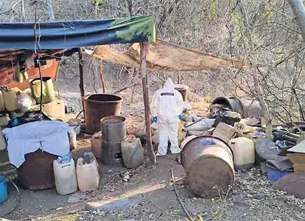 Hallan toneladas de precursores químicos en laboratorios de Durango Hallan toneladas de precursores químicos en laboratorios de Durango