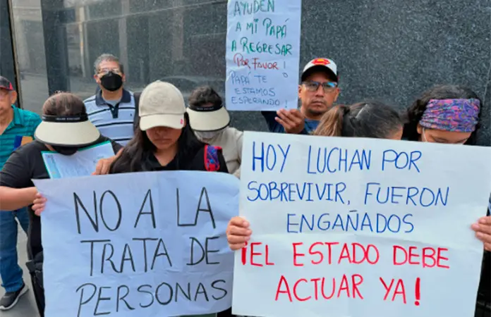 Familiares de peruanos reclutados en Rusia exigen respuestas en Lima Familiares de peruanos reclutados en Rusia exigen respuestas en Lima