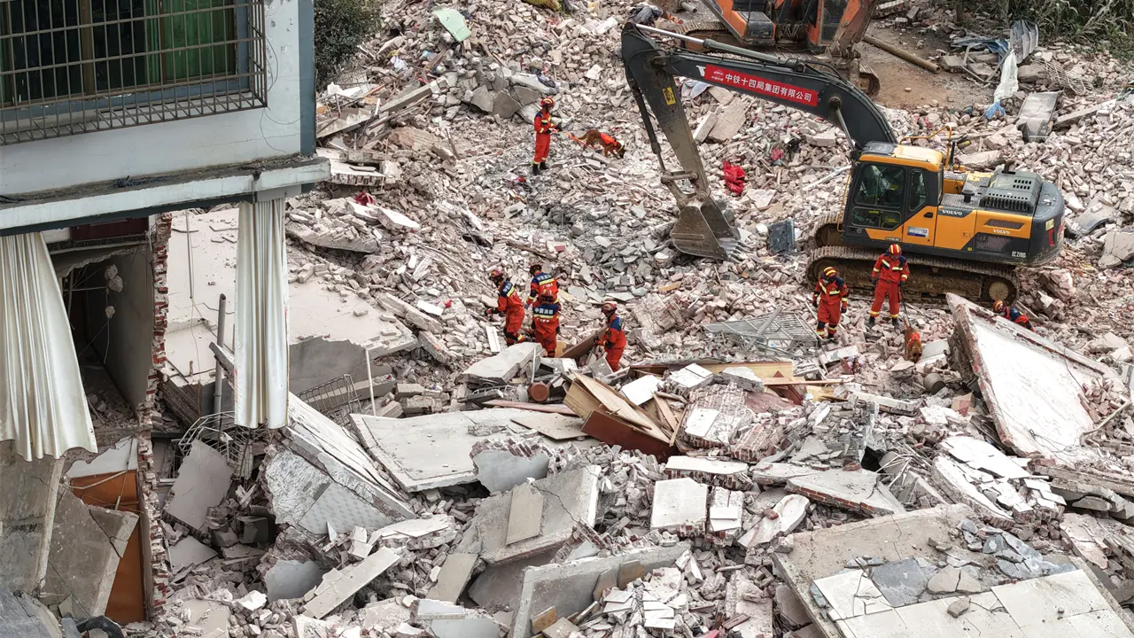 Temblor de 5.2 en Guangxi, China: dos muertos y evacuación masiva
