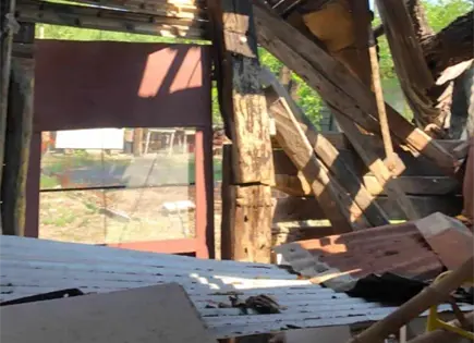Tormenta destruye casa recién construida en Plan de Ayala Tormenta destruye casa recién construida en Plan de Ayala