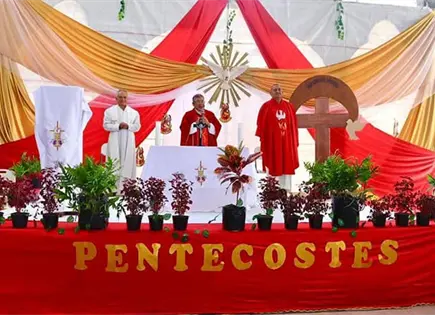 El sábado, retiro de Pentecostés El sábado, retiro de Pentecostés