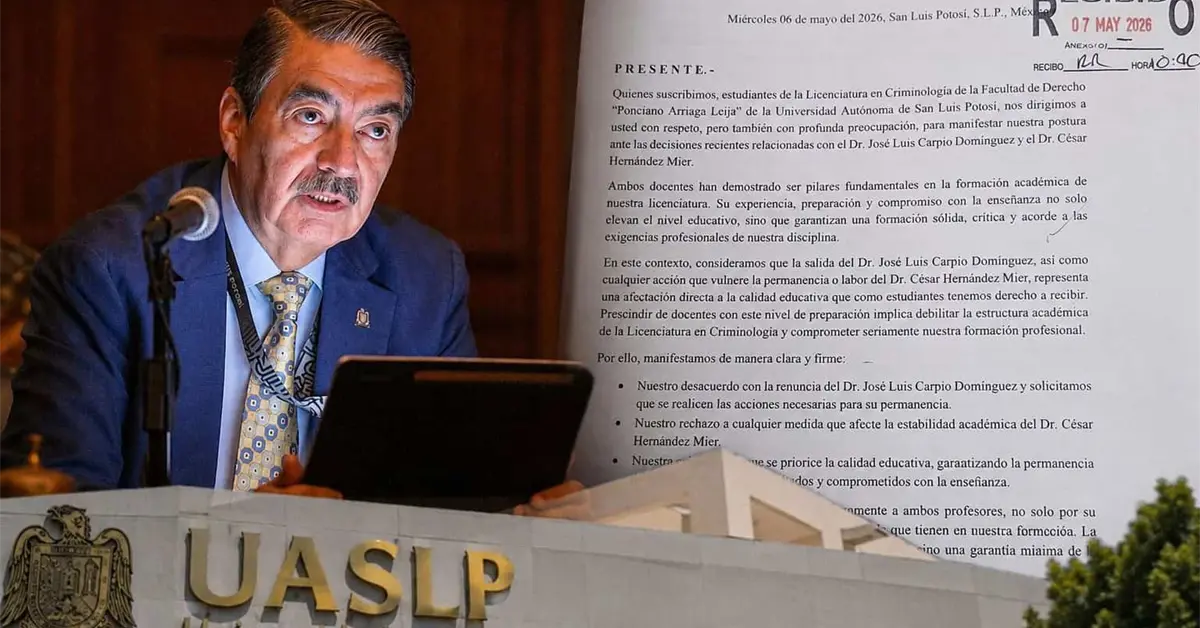 Estudiantes de Criminología expresan quejas contra docentes a Zermeño Estudiantes de Criminología expresan quejas contra docentes a Zermeño
