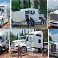 Catean predio y recuperan seis tráilers robados Catean predio y recuperan seis tráilers robados