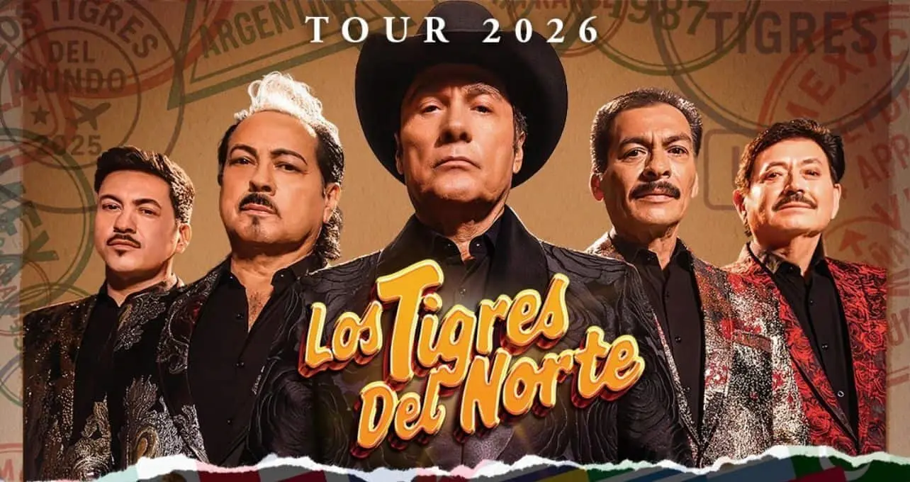 Confirman a Los Tigres del Norte para el cierre de la Fenapo 2026