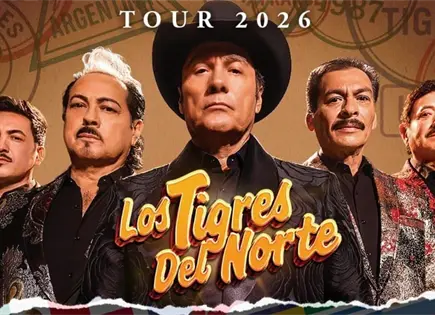 Confirman a Los Tigres del Norte para el cierre de la Fenapo 2026