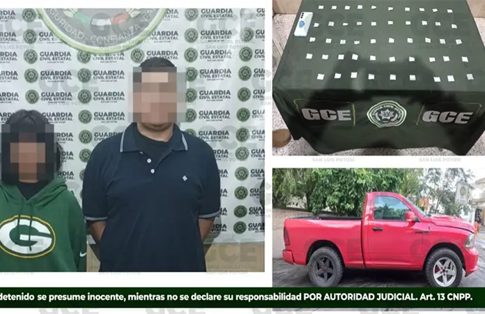 Detienen a pareja por presunta venta de droga
