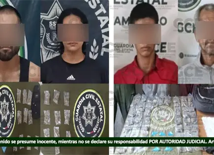 Detienen a cuatro por narcomenudeo en Ciudad Valles y Tamasopo Detienen a cuatro por narcomenudeo en Ciudad Valles y Tamasopo