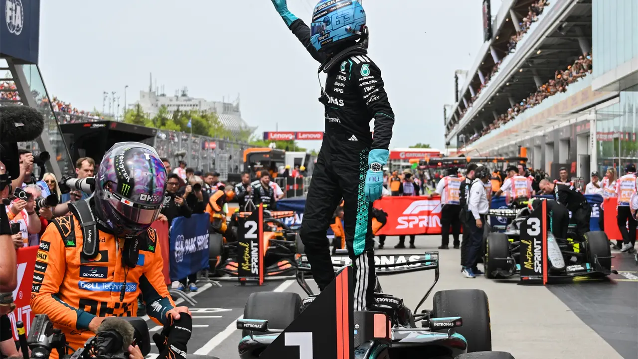 George Russell y Kimi Antonelli protagonizan altercado en Canadá