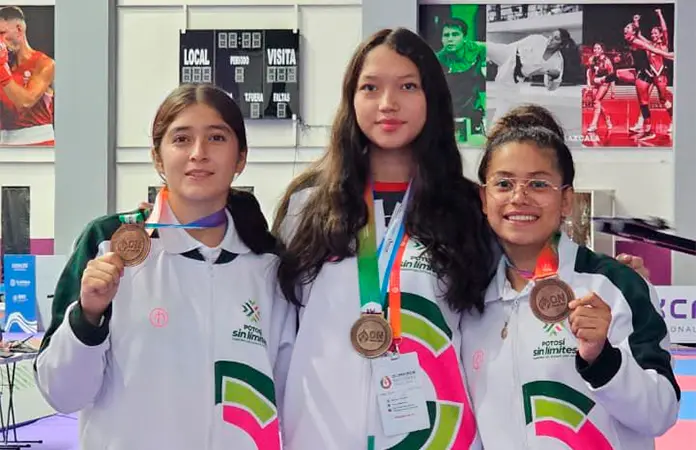 San Luis suma dos bronces en TKD
