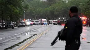 Sujeto dispara a los policías de la Casa Blanca