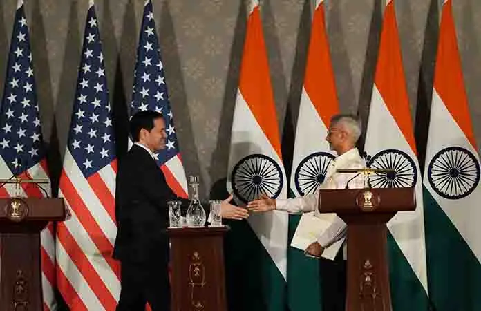 Marco Rubio viaja a India para restablecer vínculos