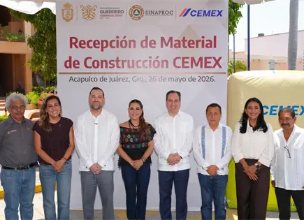 Cemex y Guerrero "le echan los kilos" por la reconstrucción de San Marcos Cemex y Guerrero "le echan los kilos" por la reconstrucción de San Marcos