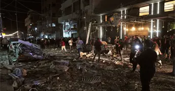 Israel bombardea Ciudad de Gaza y mata a l&iacute;der militar de Ham&aacute;s