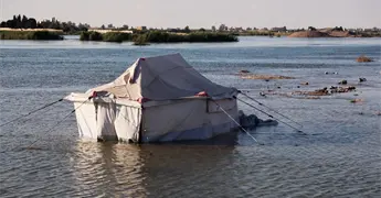 Siria enfrenta inundaciones por r&iacute;o &Eacute;ufrates tras apertura