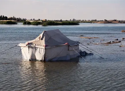 Siria enfrenta inundaciones por r&iacute;o &Eacute;ufrates tras apertura