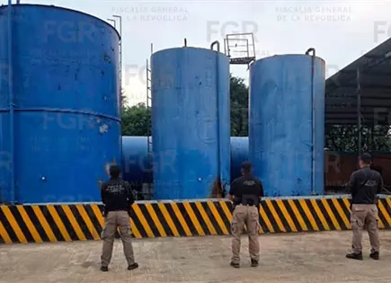 Aseguran un centro de "huachicol" en Veracruz Aseguran un centro de "huachicol" en Veracruz
