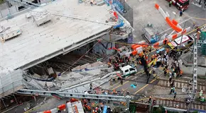 Derrumbe de paso elevado deja 3 muertos en Se&uacute;l