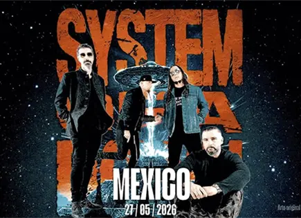 SYSTEM OF A DOWN REGRESA A CDMX SYSTEM OF A DOWN REGRESA A CDMX