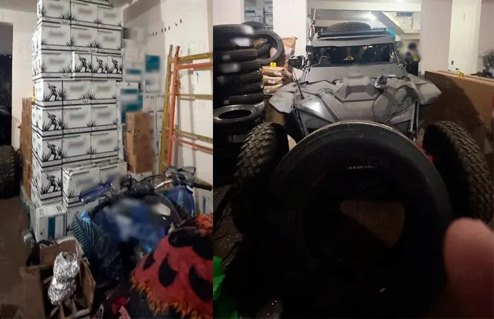 Catea la FGR una bodega ilegal en la colonia Simón Díaz