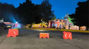 Lluvias mantienen cerrado desnivel Manuel Jos&eacute; Oth&oacute;n